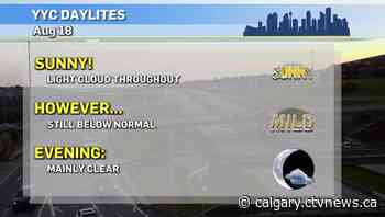 Calgary weather for Wednesday, Aug. 18 - CTV Toronto