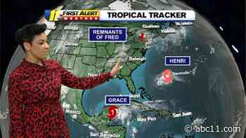Tropical Storm Henri expected to soon become hurricane hundreds of miles off North Carolina coast