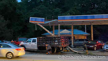 Truck Slams Into Used Car Lot On Saw Mill Run Boulevard