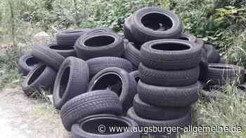 100 Altreifen illegal in Ulm-Wiblingen entsorgt: Polizei sucht Zeugen