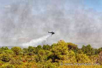 Incendie dans le Var: les pompiers luttent contre une importante reprise de feu