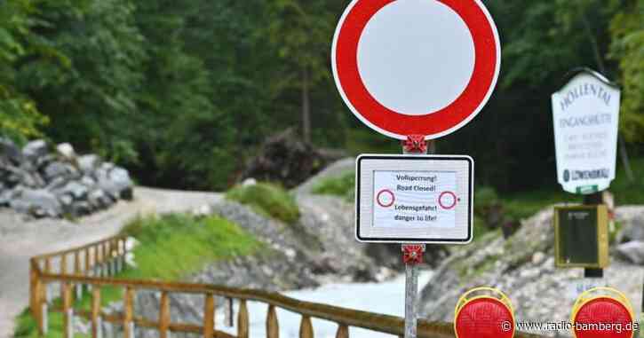 Flut im Höllental: Frau aus Oberfranken tot, Lebensgefährte vermisst