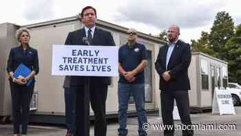 DeSantis Promotes COVID Antibody Treatment as Site Opens in Pembroke Pines