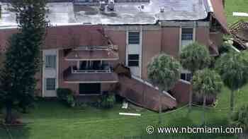 Partial Roof Collapse at NW Miami-Dade Apartment Complex Previously Evacuated