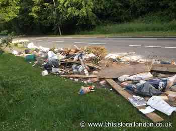 Council issue warning after Tooting flytip