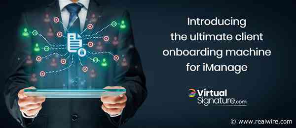 VirtualSignature Partners With Tiger Eye To Launch iManage Integration