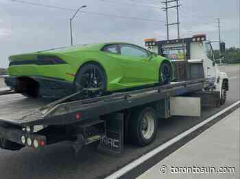 Impoundment of rented Lamborghini will cost speedster $18Gs - Toronto Sun
