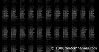 1000 random names - Free random name generator for UX mockups and UI designs