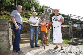 Riesa: Seußlitz: Historische Treppe endlich begehbar - Sächsische.de
