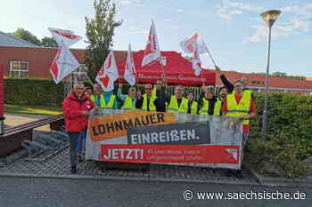 Der vierte Teigwaren-Streik in Riesa hat begonnen - Sächsische.de