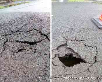 Bolton Council slammed as sinkhole appears on busy Breightmet street - The Bolton News