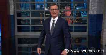 Stephen Colbert on the Chaotic Regime Change (Not That One)