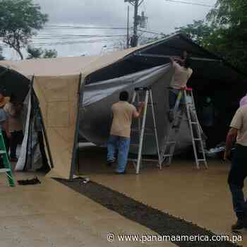 Instalan hospital de campaña en Chiriquí ante posible tercera ola de la covid-19 - Panamá América