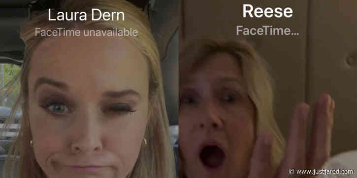 Reese Witherspoon & Laura Dern Are Sharing Their Hilarious Game of Phone Tag with Fans