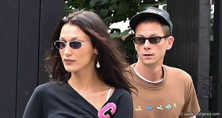 Bella Hadid Enjoys Lunch Date with Boyfriend Marc Kalman in London