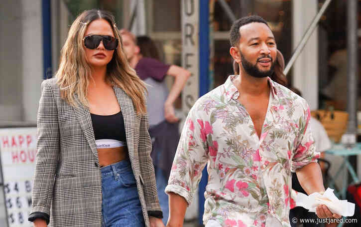 Chrissy Teigen Spotted Some Commotion Outside of Her Hotel Because of Another Celeb!