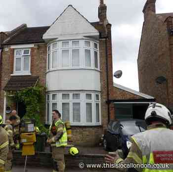 Loft damaged after fire breaks out at Chingford home