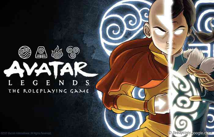Avatar Legends officially licensed tabletop roleplaying game