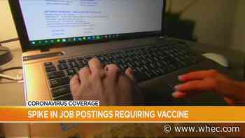 Job listings requiring COVID-19 vaccine on the rise