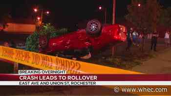 RPD: Driver runs red light, causing rollover crash on city's east side