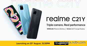 Realme C21Y India Launch Date Set for August 23: Expected Price, Specifications