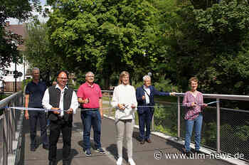 Neuer Steg über die kleine Donau in Neu-Ulm eröffnet