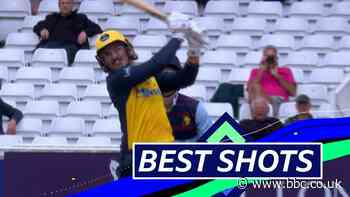 One-Day Cup: Watch the best shots from Glamorgan's Kiran Carlson