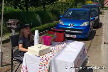 Wolf (9) verkoopt zelfgemaakte limonade voor goed doel - Het Nieuwsblad
