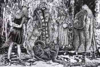 Antwerpse kunstenaar geeft uitdrukking aan dierlijke in mens en humane in dier