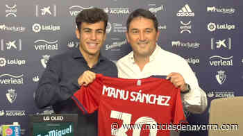Manu Sánchez: "Los meses que estuve en Pamplona disfruté muchísimo" - Noticias de Navarra