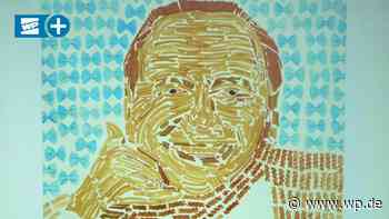 Siegen: Bradley Davies porträtiert Politiker mit Pasta - Westfalenpost