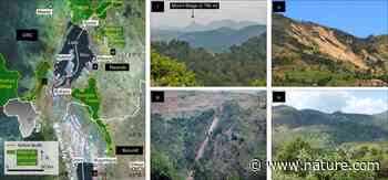 Historical dynamics of landslide risk from population and forest-cover changes in the Kivu Rift - Nature.com