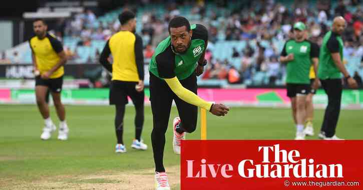 The Hundred men’s eliminator: Southern Brave v Trent Rockets – live!
