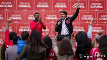 Trudeau slams Kenney during campaign stop to endorse Chahal's election bid in Calgary Skyview