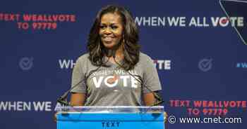 Michelle Obama calls on women to show their power through voting     - CNET
