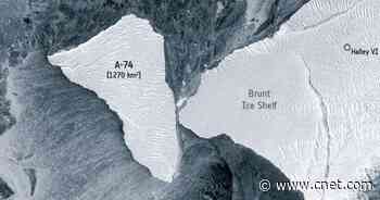 Antarctic iceberg has dramatic close shave with unstable ice shelf     - CNET