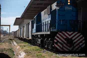 La provincia reactivó el transporte ferroviario de cargas con Buenos Aires - Agencia de Noticias San Luis