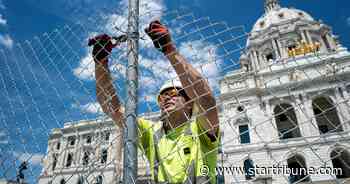 Security fence to return to Minnesota State Capitol next week