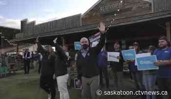 Conservative leader holds rally in Saskatoon, touts economic recovery plan