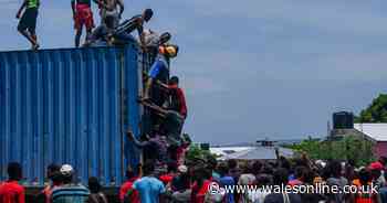 Desperate earthquake-hit Haitians swarm food relief trucks - Wales Online
