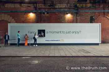 McDonald's pioneers even faster food with a 'walk-thru' billboard - The Drum