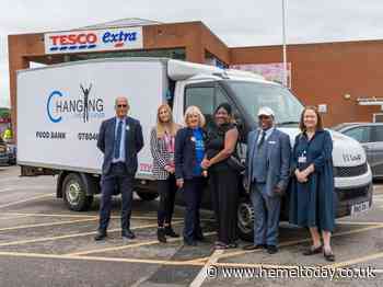 Tesco Extra Hemel Hempstead donates delivery van to help charity tackle food poverty - Hemel Today