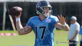 Titans' Ryan Tannehill, coordinator Todd Downing making progress toward synergy