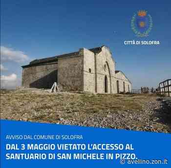 Solofra, dal 3 Maggio vietato l'accesso al Santuario - Avellino Zon - avellino.zon.it