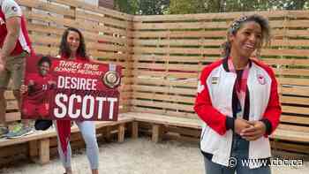 Love for Olympic soccer star Desiree Scott on full display at Winnipeg meet with fans - CBC.ca