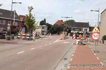 Drukke rotonde in Kinrooi weer open