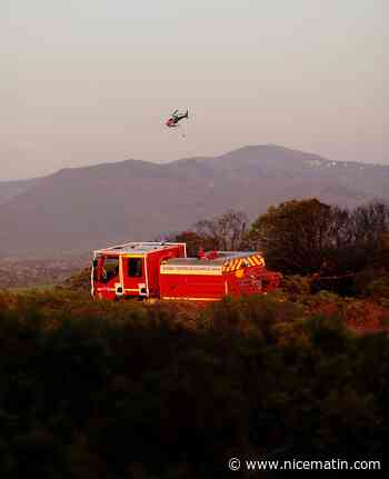 Les pompiers maîtrisent un violent début d'incendie sur la commune de Gorbio