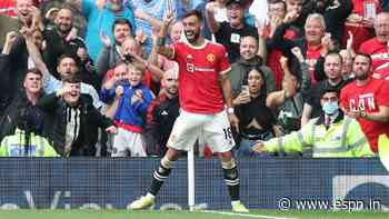 Stats: Salah's record 5, Bruno United's first in 44 years, Pique hits 50 - ESPN India