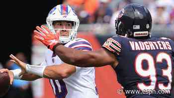 Trubisky returns to Chicago, leads Bills by Bears