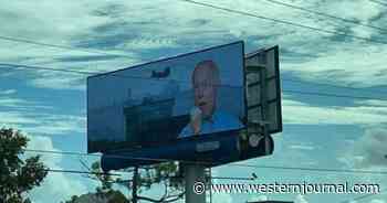 Photos: Anonymous Billboard Advertiser Trolls Biden for Afghanistan Failure, Stranding of Americans